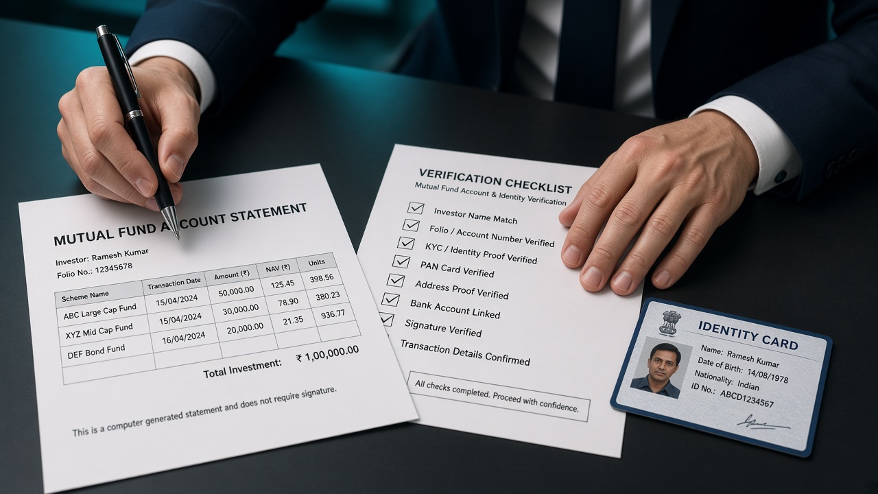 Verifying investor documents and account statements